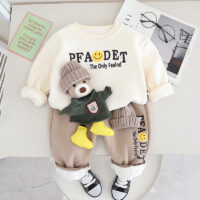 Winter Full Sleeve T-shirt Sweatshirt Party Dress For Baby Boy