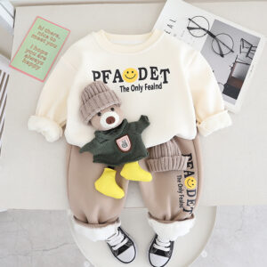 Winter Full Sleeve T-shirt Sweatshirt Party Dress For Baby Boy