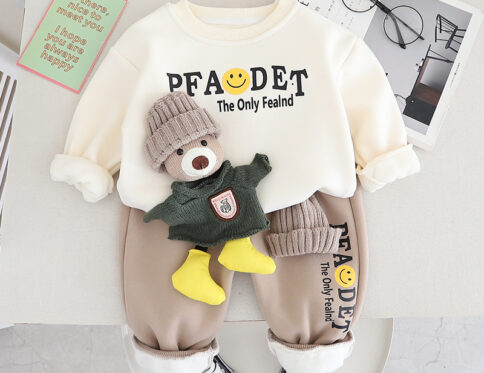 Winter Full Sleeve T-shirt Sweatshirt Party Dress For Baby Boy
