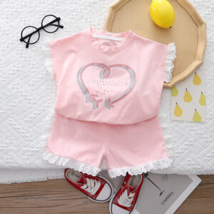 Cute Baby Trending clothing set consists of T-shirt and Shorts