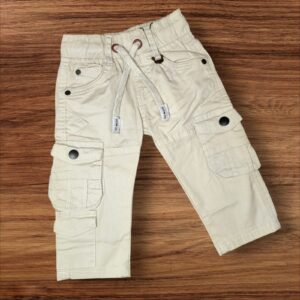 Kids Boy Trendy Cargo Jogger Fit Seven Pocket Cotton Jeans