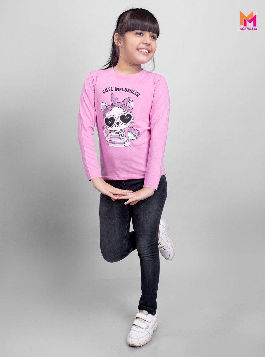 Pink Color Cool Kitty