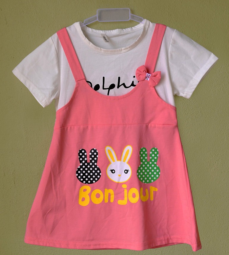 Pink Princess Bunny Playtime Dress stylish and comfortable option for little girls