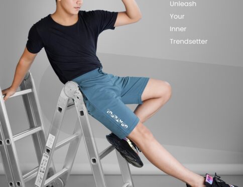 Grey solid mid-rice regular-fit shorts cotton looper has an elasticated waistband with dusty colour, 2 pockets