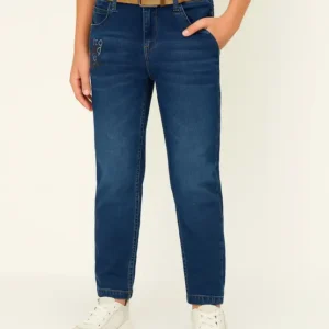 Boys Regular Mid Rise Blue Jeans